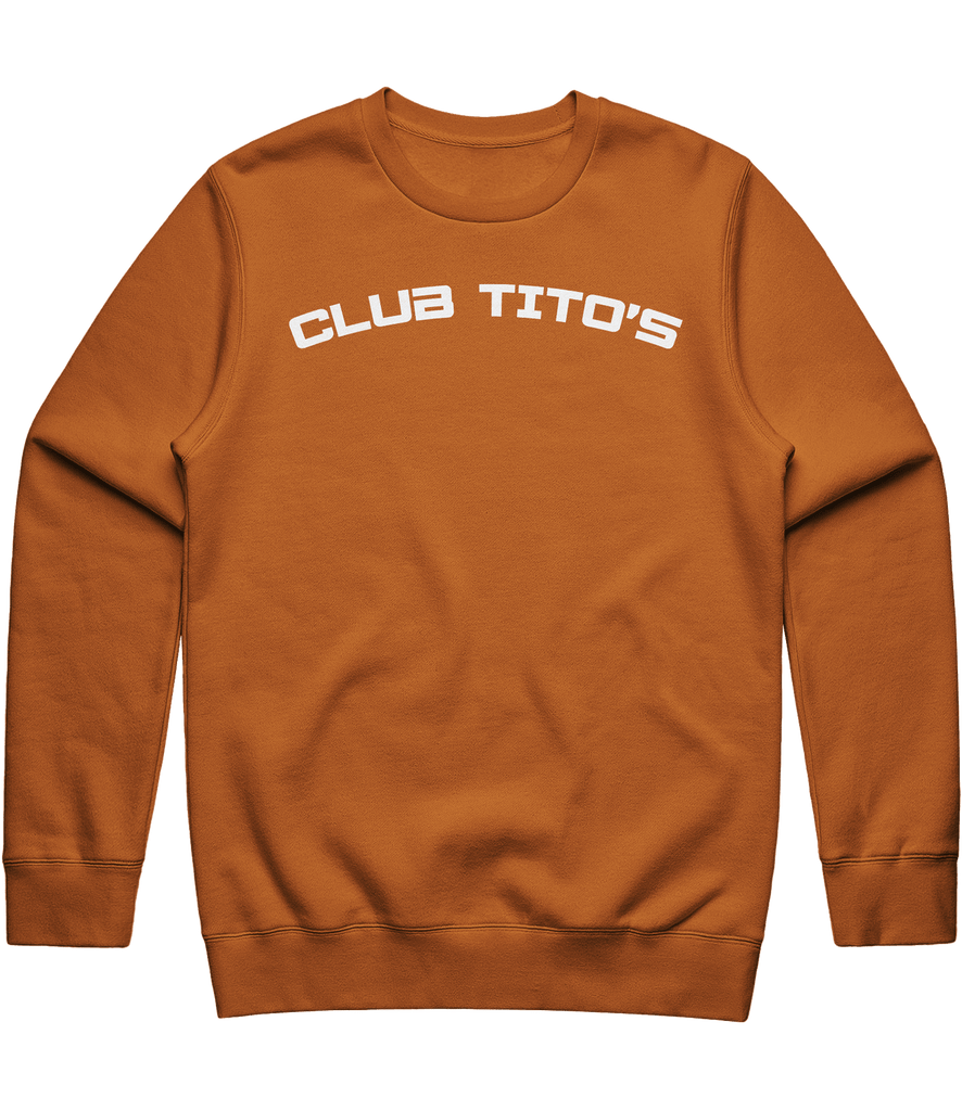 Club Tito's Text Crewneck - Orange - ARMA