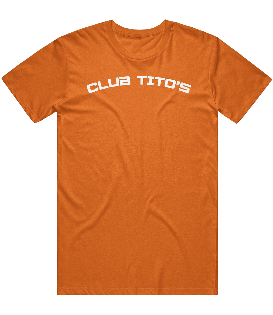 Club Tito's Text Tee - Orange - ARMA