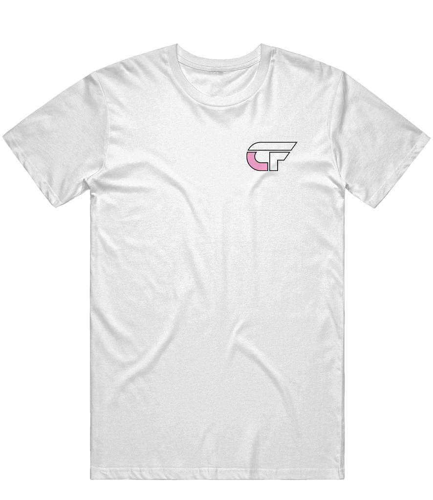 ColdFront Pink Icon Tee - White - ARMA
