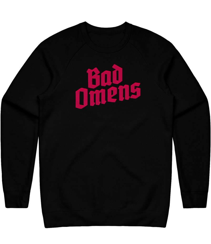 Bad Omens Text Crewneck - Black