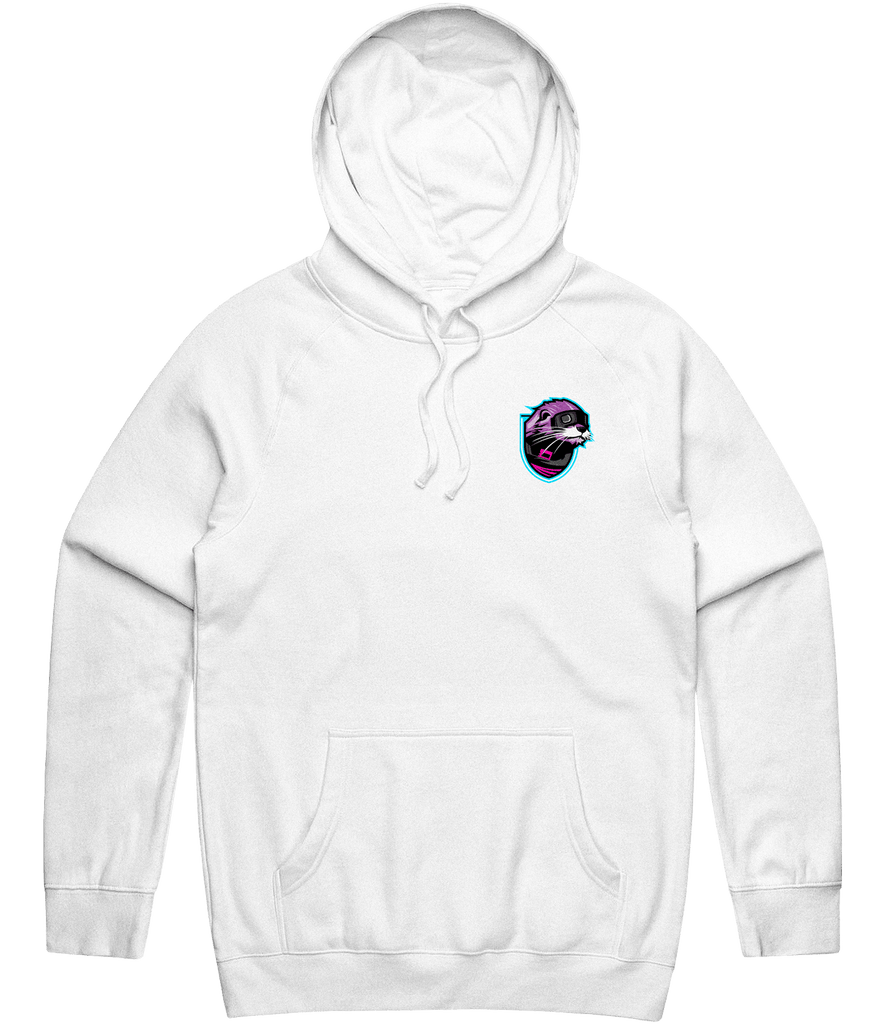 Cyberpunk Otters Icon Hoodie - White - ARMA