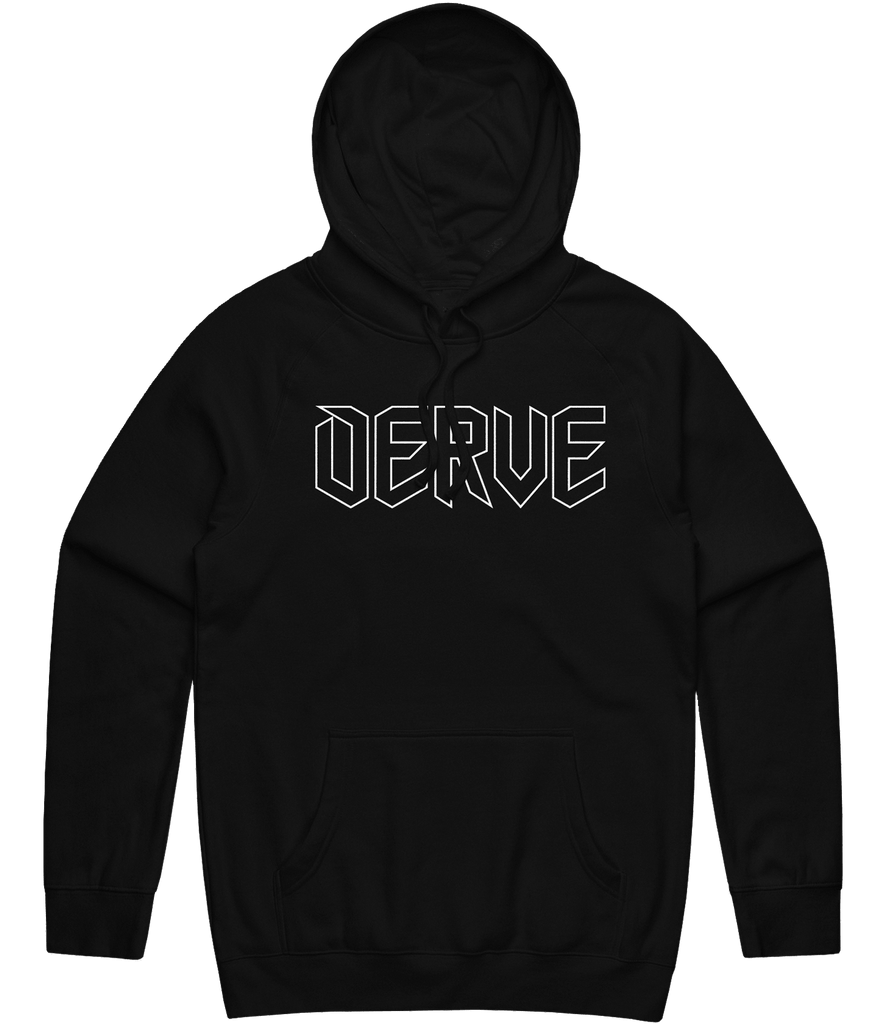 Derve Text Hoodie - Black - ARMA