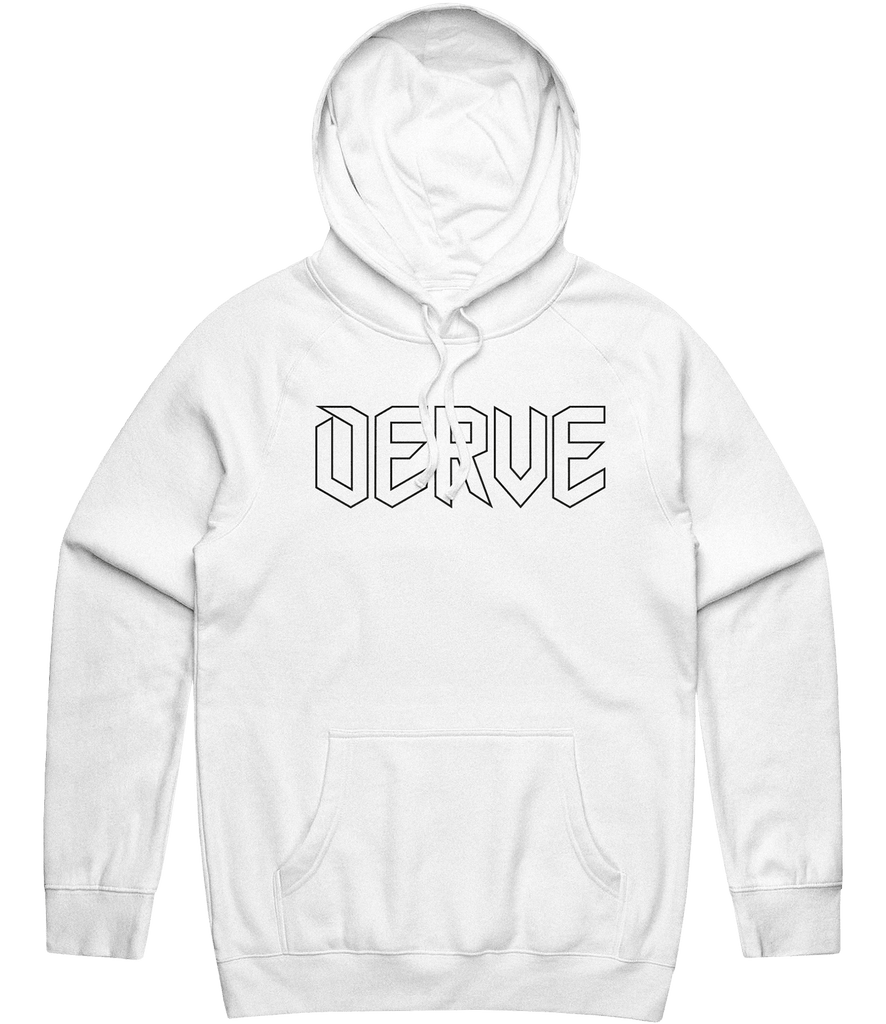 Derve Text Hoodie - White - ARMA