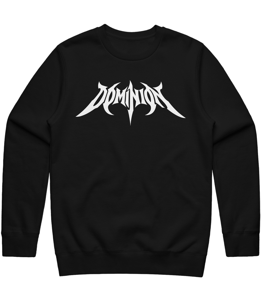 Dominion Esports Text Crewneck - Black - ARMA