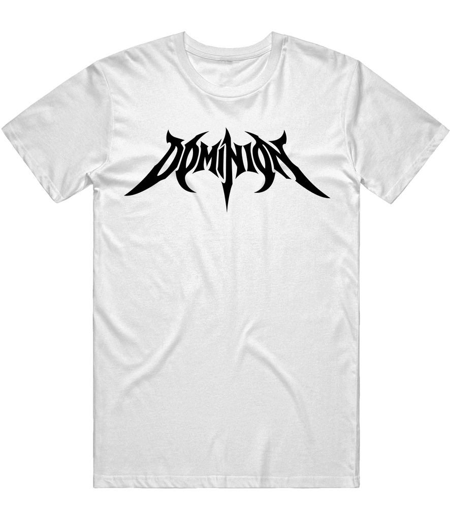 Dominion Esports Text Tee - White - ARMA