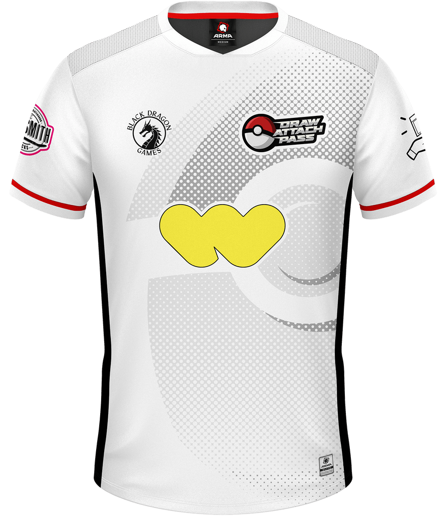 Draw Attach Pass ELITE Jersey - White (Black Dragon) - ARMA