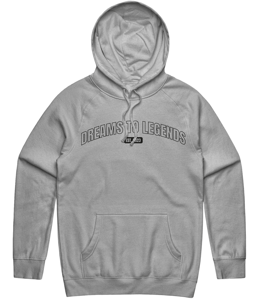 Dreams To Legends Hoodie - Grey - ARMA