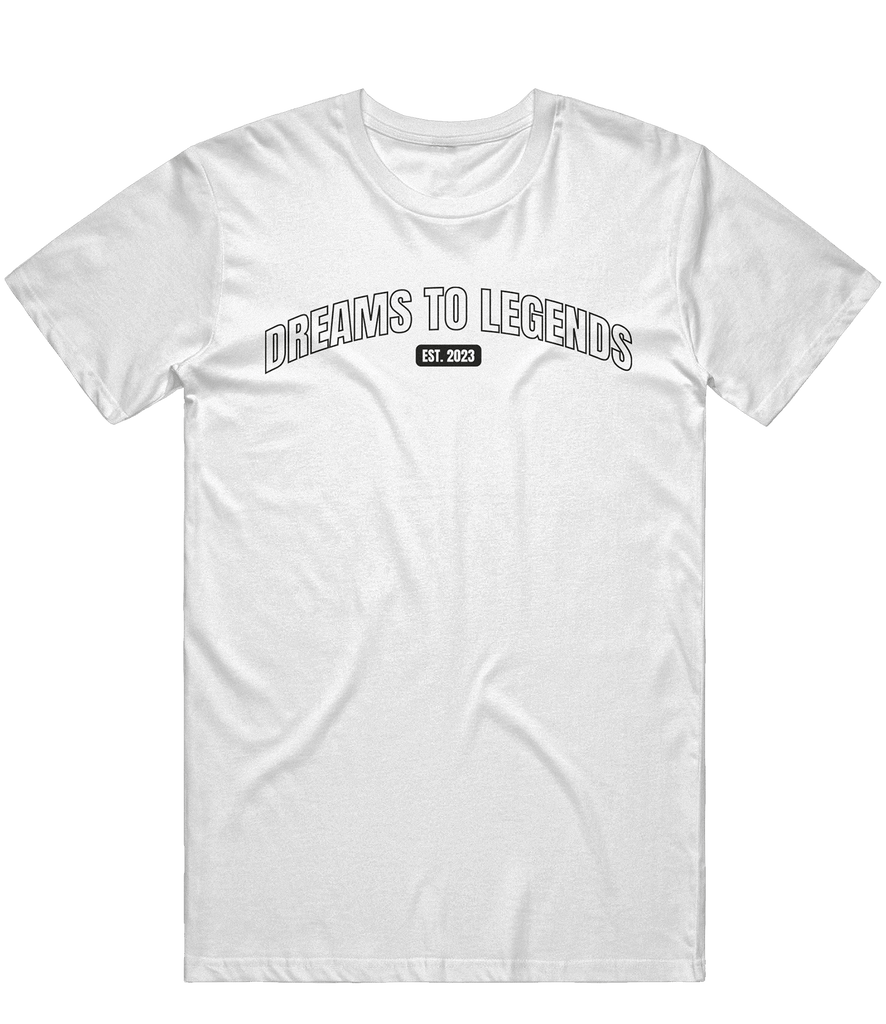 Dreams To Legends Tee - White - ARMA