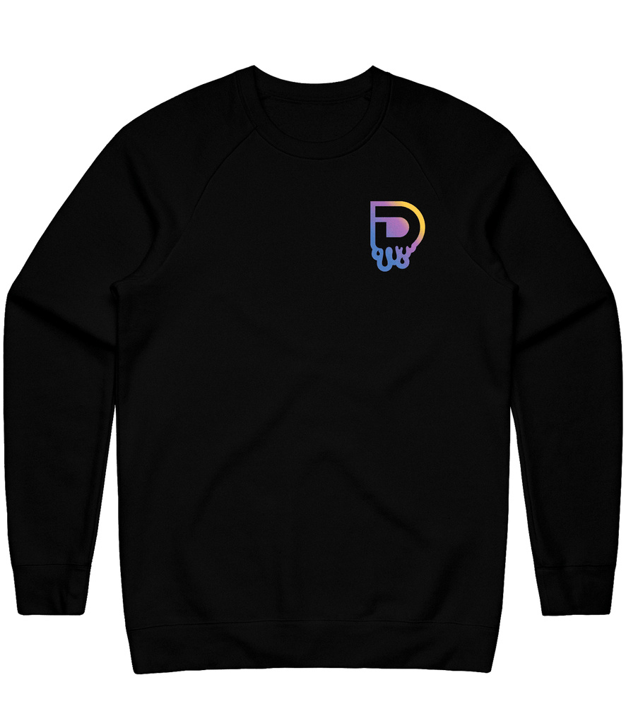 Drip Icon Crewneck - Black - ARMA