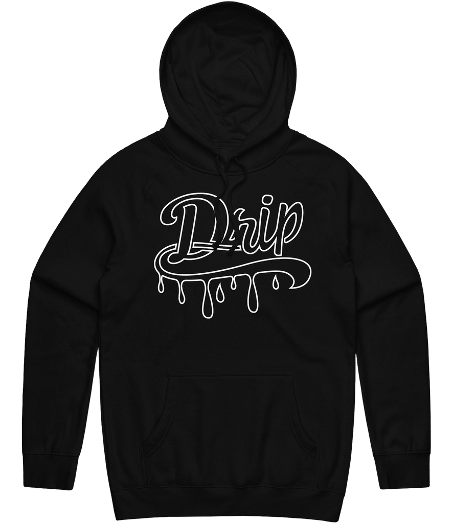 Drip Outline Hoodie - Black - ARMA