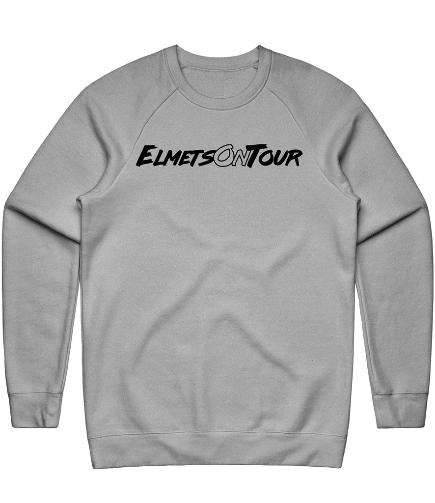 ElmetsOnTour Text Crewneck - Grey - ARMA