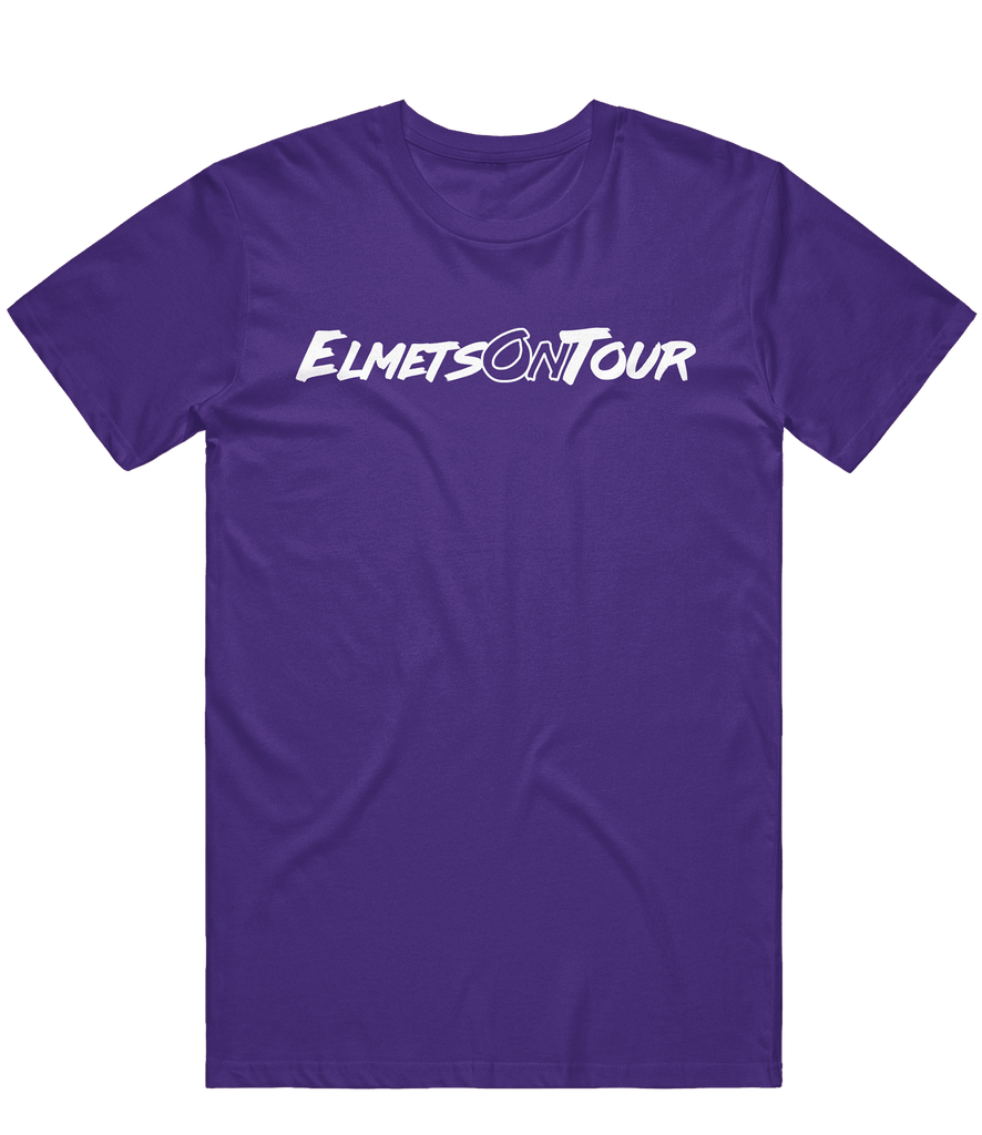 ElmetsOnTour Text Tee - Purple - ARMA