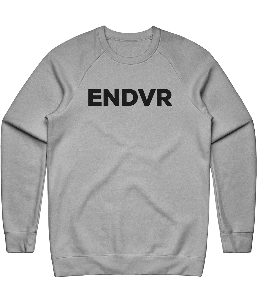 Endeavor Text Crewneck - Grey - ARMA