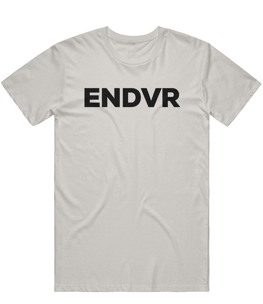 Endeavor Text Tee - Light Grey - ARMA