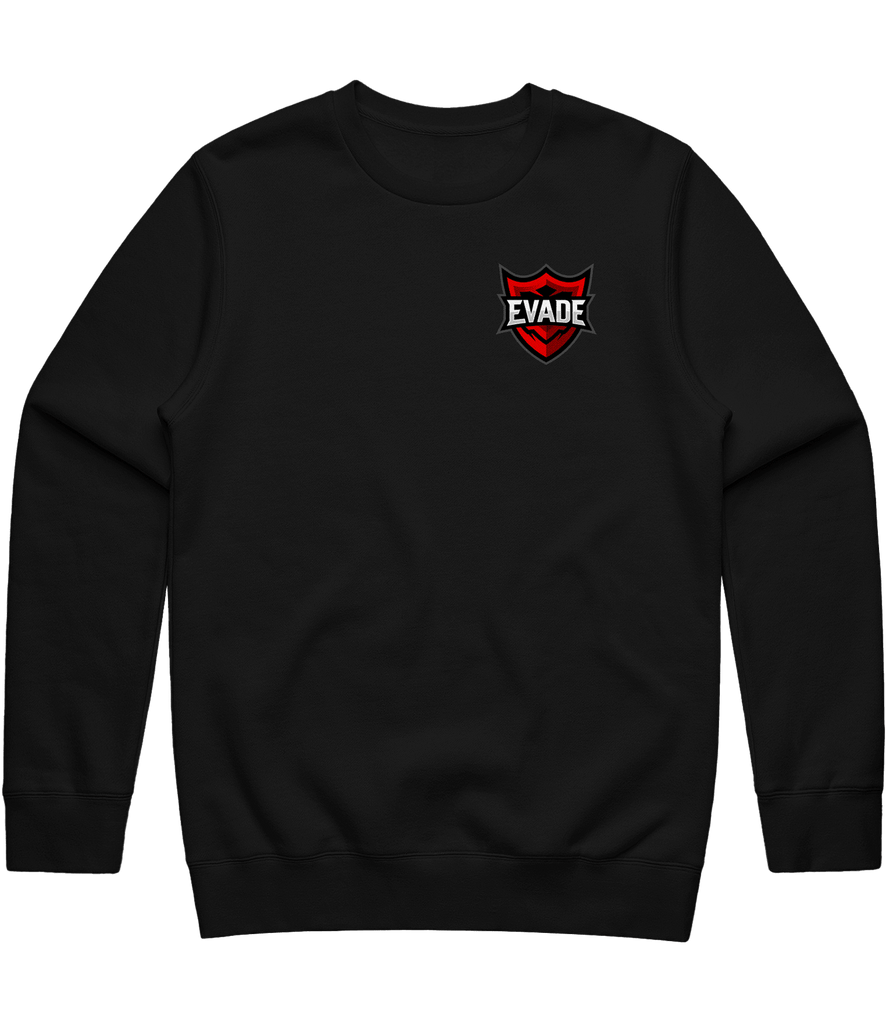 Evade Icon Crewneck - Black - ARMA