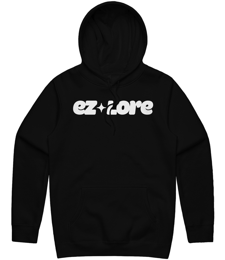 EZ Lore Text Hoodie - Black - ARMA