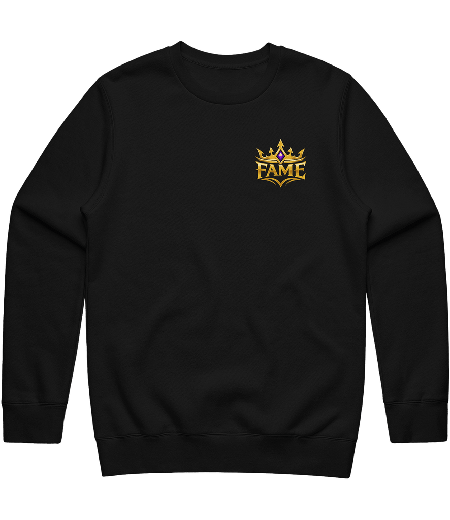 Fame Icon Crewneck - Black - ARMA