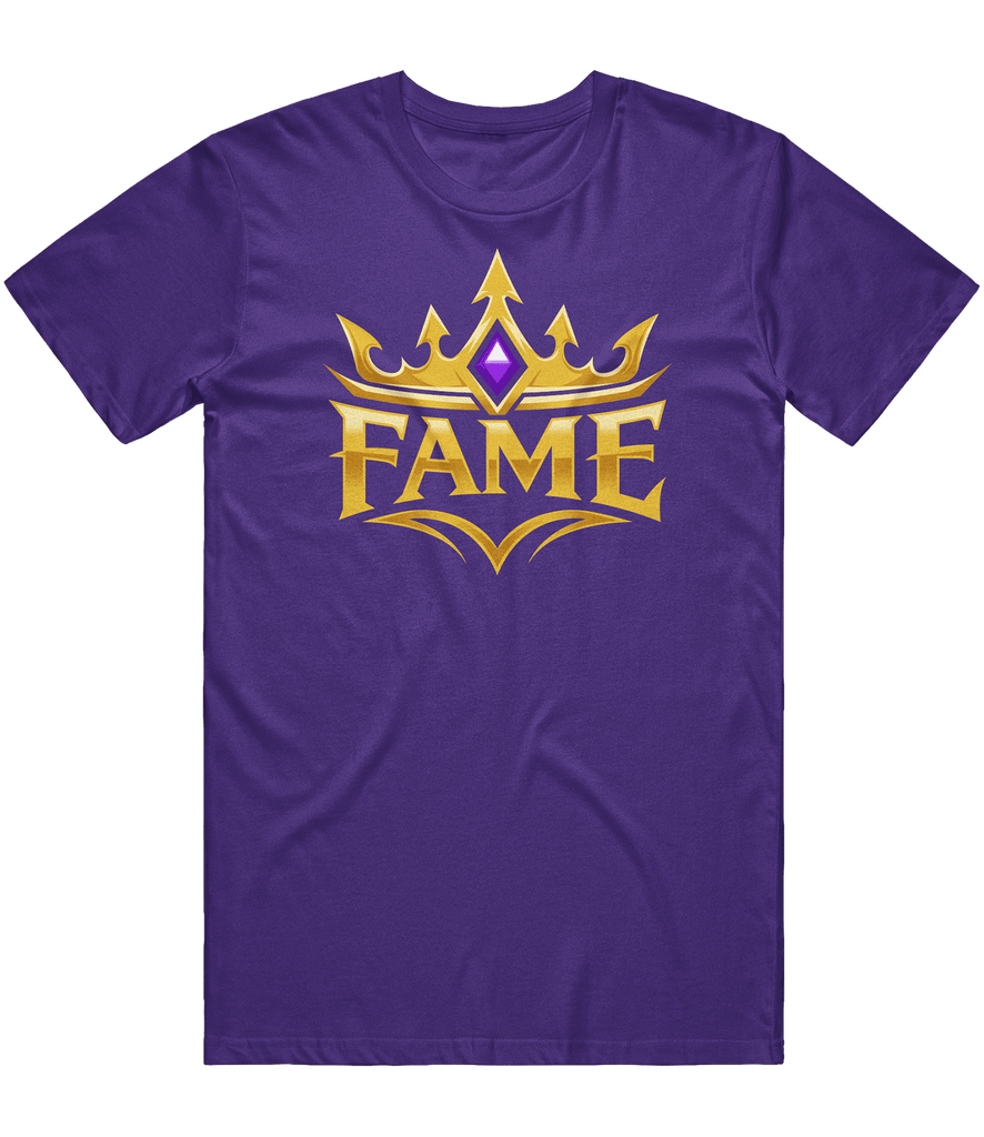 Fame Logo Tee - Purple - ARMA