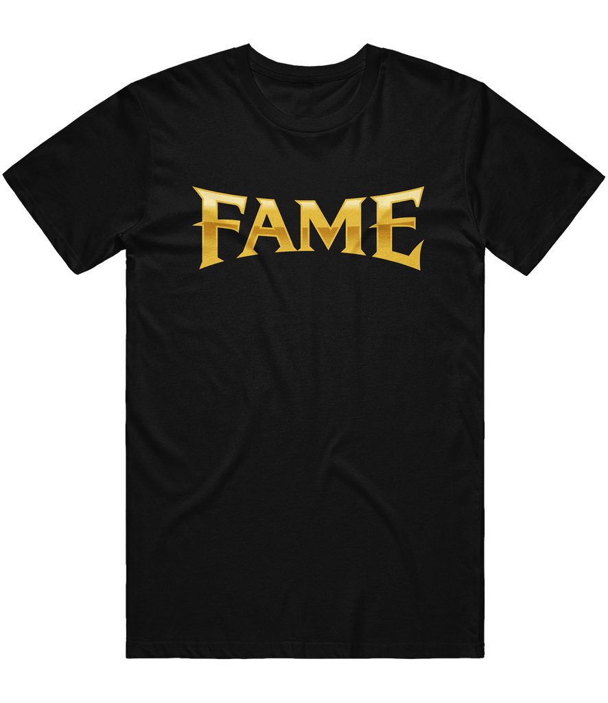 Fame Text Tee - Black - ARMA