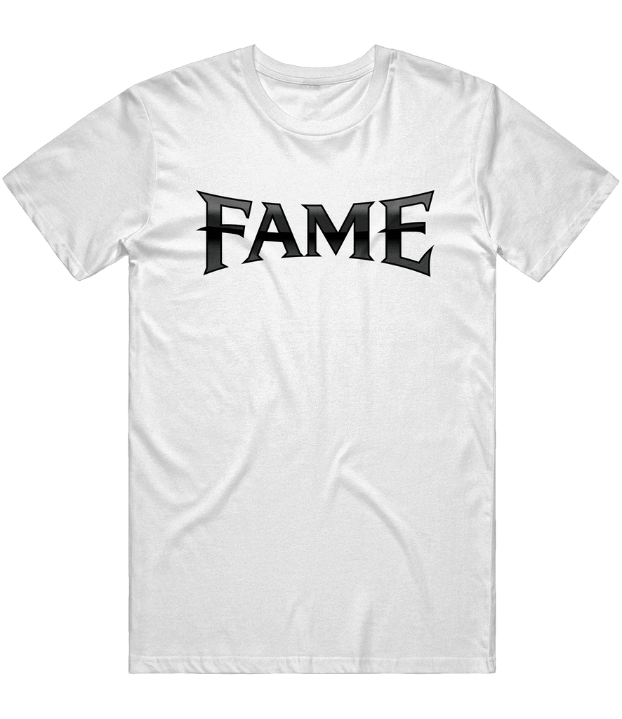 Fame Text Tee - White - ARMA