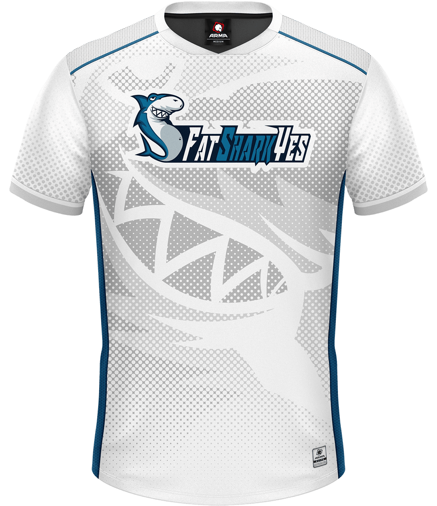 FatSharkYes ELITE Jersey - White - ARMA