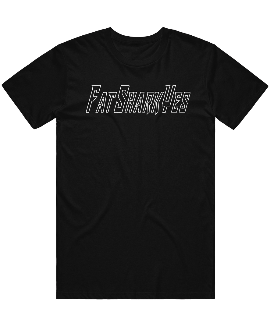 FatSharkYes Text Tee - Black - ARMA
