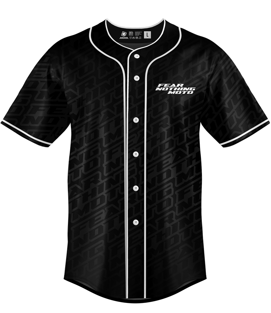 Fear Nothing Moto Baseball Jersey - ARMA