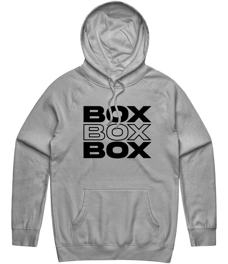 Fear Nothing Moto "BOX BOX BOX" Hoodie - Grey - ARMA