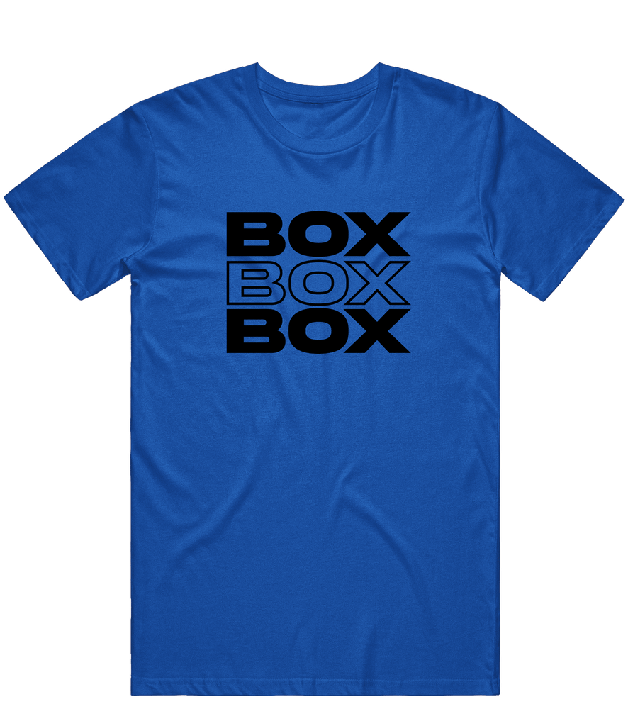 Fear Nothing Moto "BOX BOX BOX" Tee - Blue - ARMA