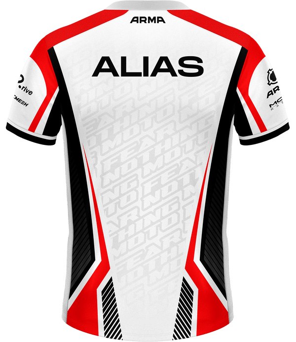 Fear Nothing Moto ELITE Jersey - White - ARMA