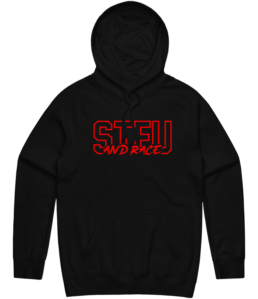 Fear Nothing Moto "STFU & RACE" Hoodie - Black - ARMA