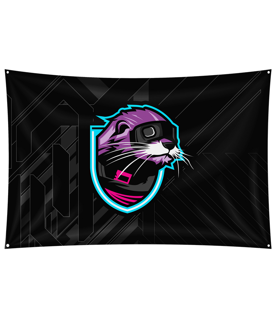 Cyberpunk Otters Team Flag