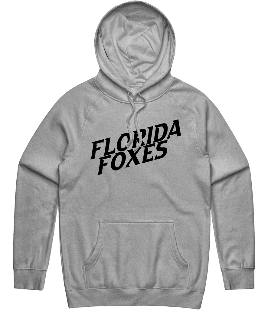 Florida Foxes Text Hoodie - Grey - ARMA