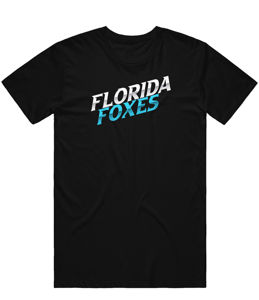 Florida Foxes Text Tee - Black - ARMA