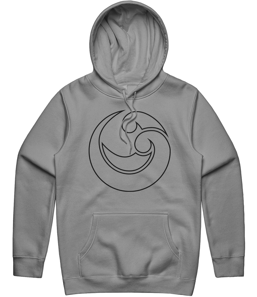 Flow Outline Hoodie - Grey - ARMA
