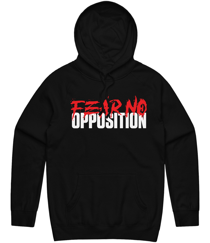 FNO Text Hoodie - Black - ARMA
