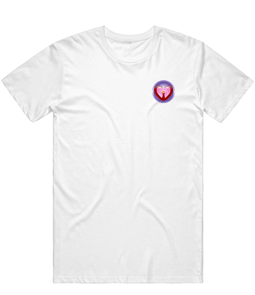 Gentle Hearts Gaming Icon Tee - White - ARMA