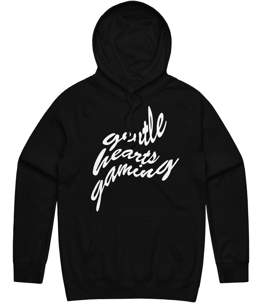 Gentle Hearts Gaming Text Hoodie - Black - ARMA