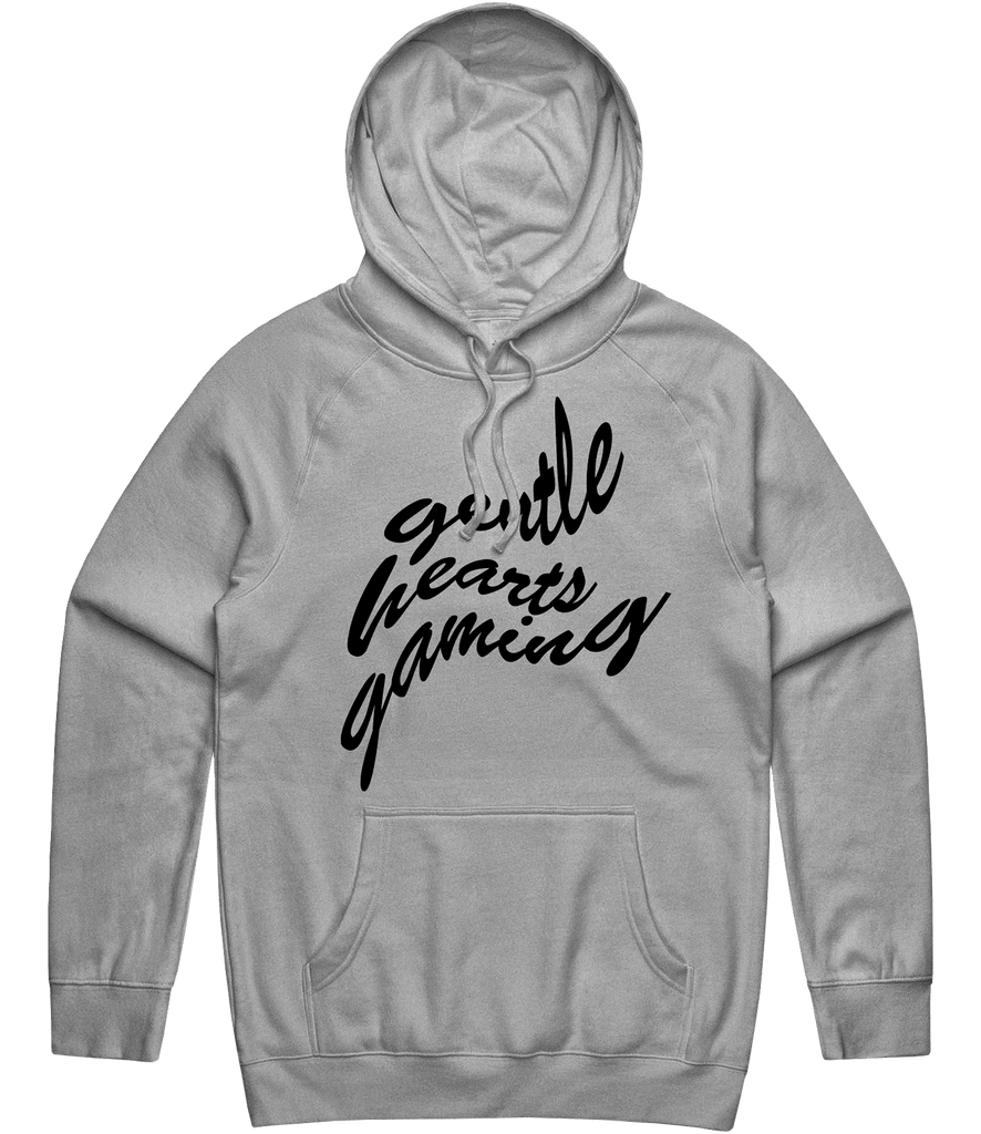 Gentle Hearts Gaming Text Hoodie - Grey - ARMA
