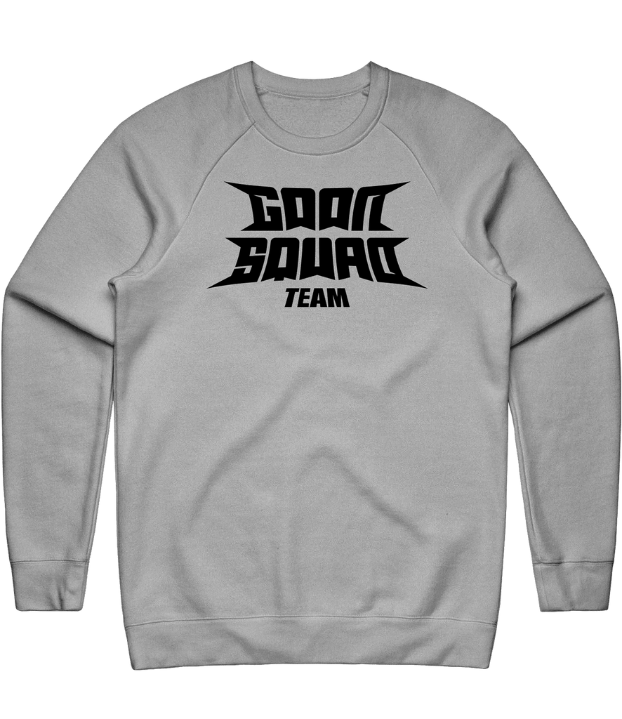 GoonSquad Text Crewneck - Grey - ARMA