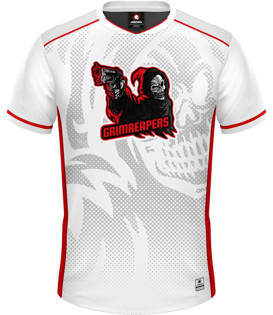Grimreapers ELITE Jersey - White - ARMA