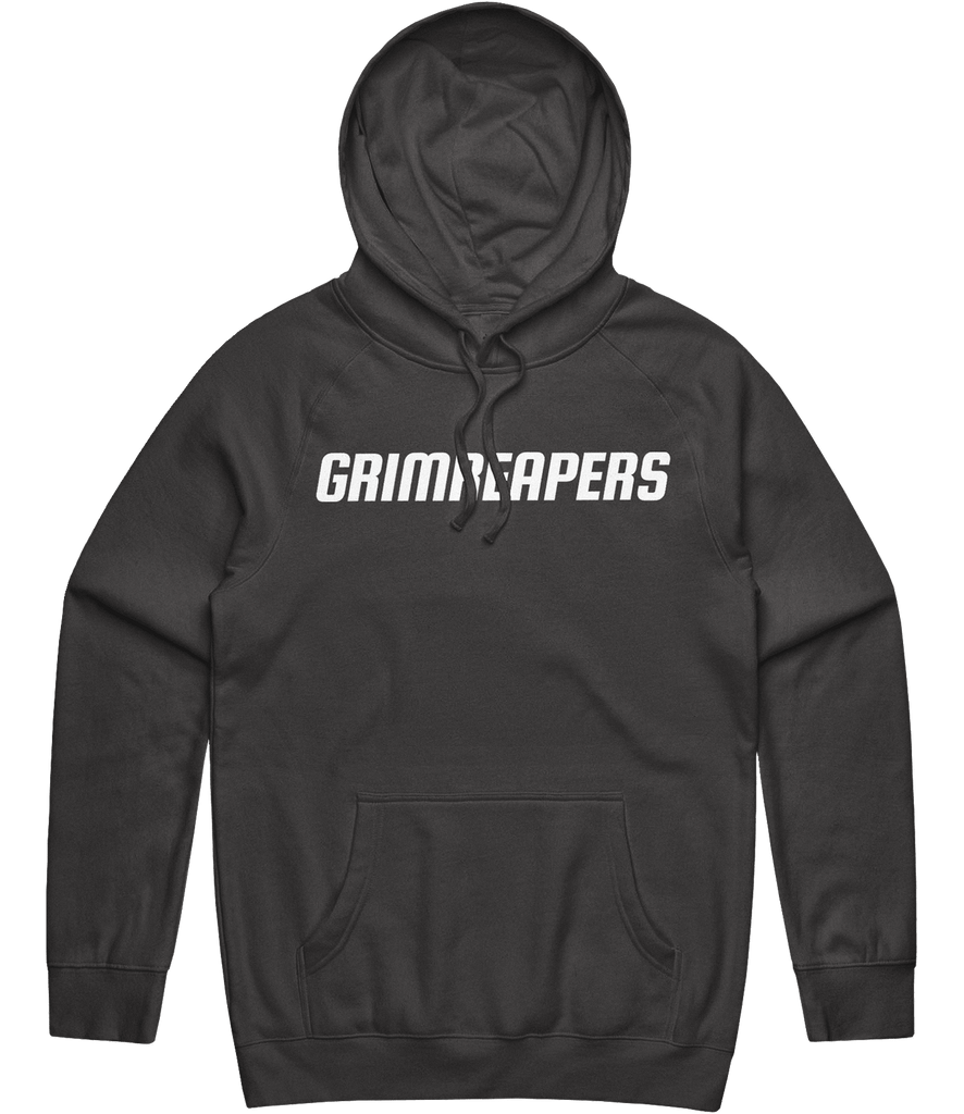 Grimreapers Text Hoodie - Charcoal - ARMA