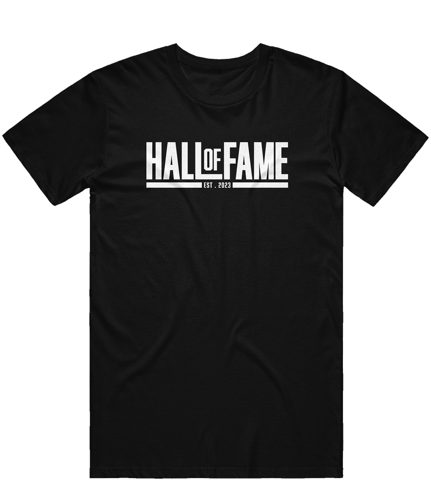 Hall of Fame Text Tee - Black / White - ARMA