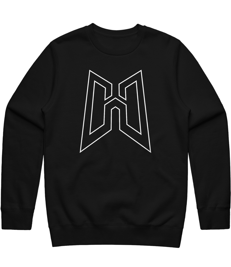 Hollow OSH Outline Crewneck - Black - ARMA