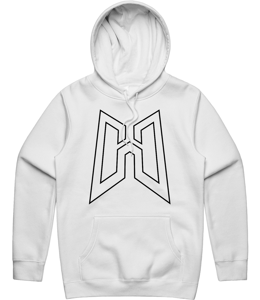 Hollow OSH Outline Hoodie - White - ARMA