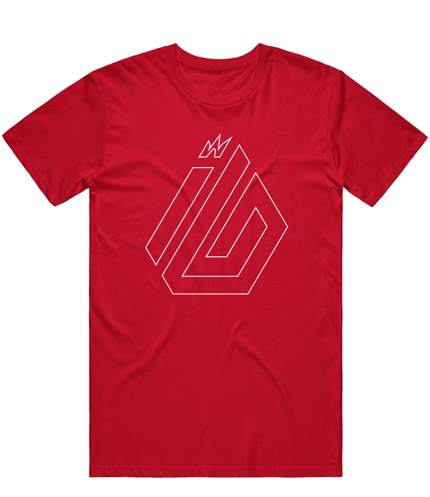 Infinite Gaming Outline Tee - Red - ARMA