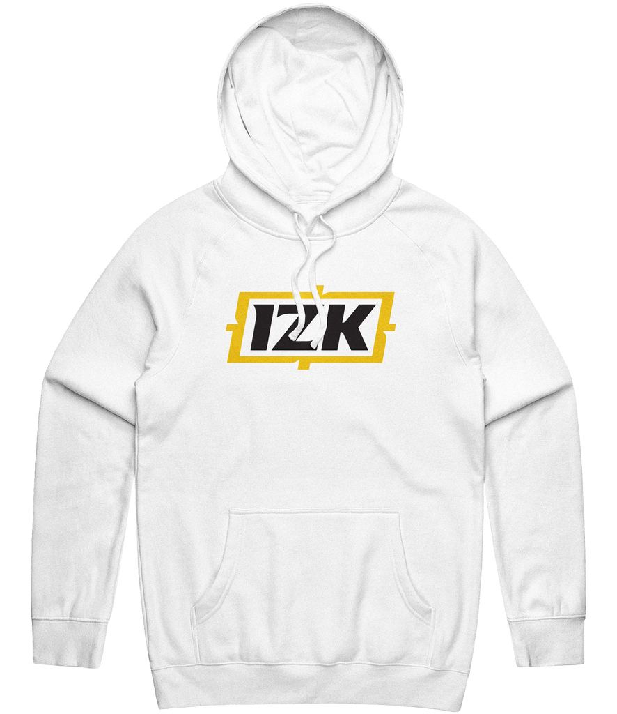 IZK Logo Hoodie - White - ARMA