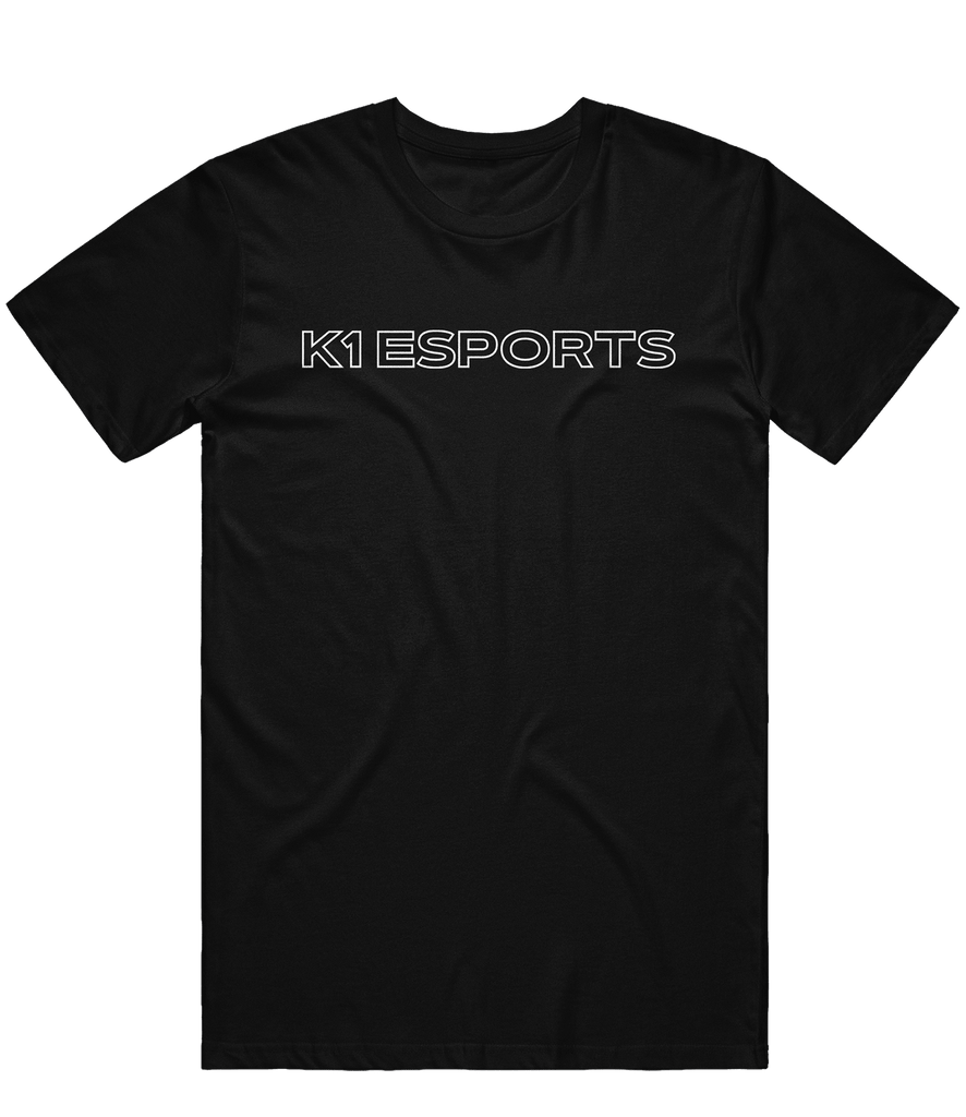 K1 Esports Text Tee - Black - ARMA