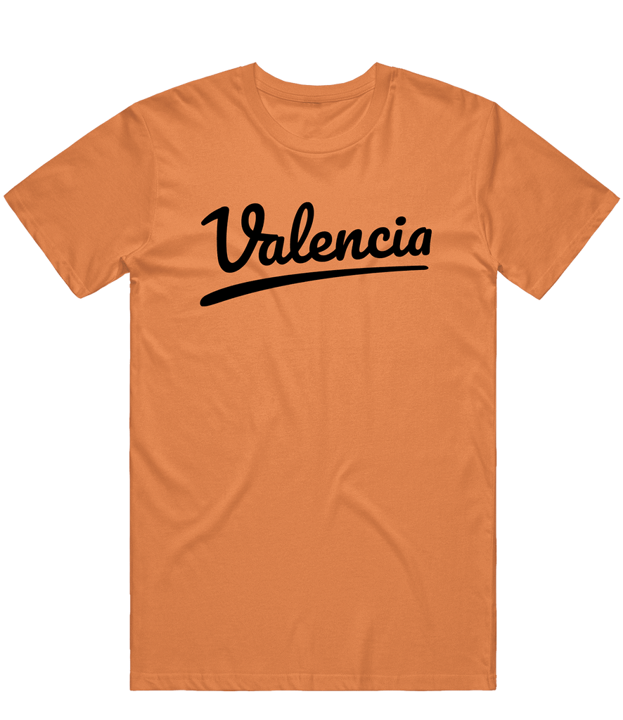 Knights of Valencia Text Tee - Orange - ARMA