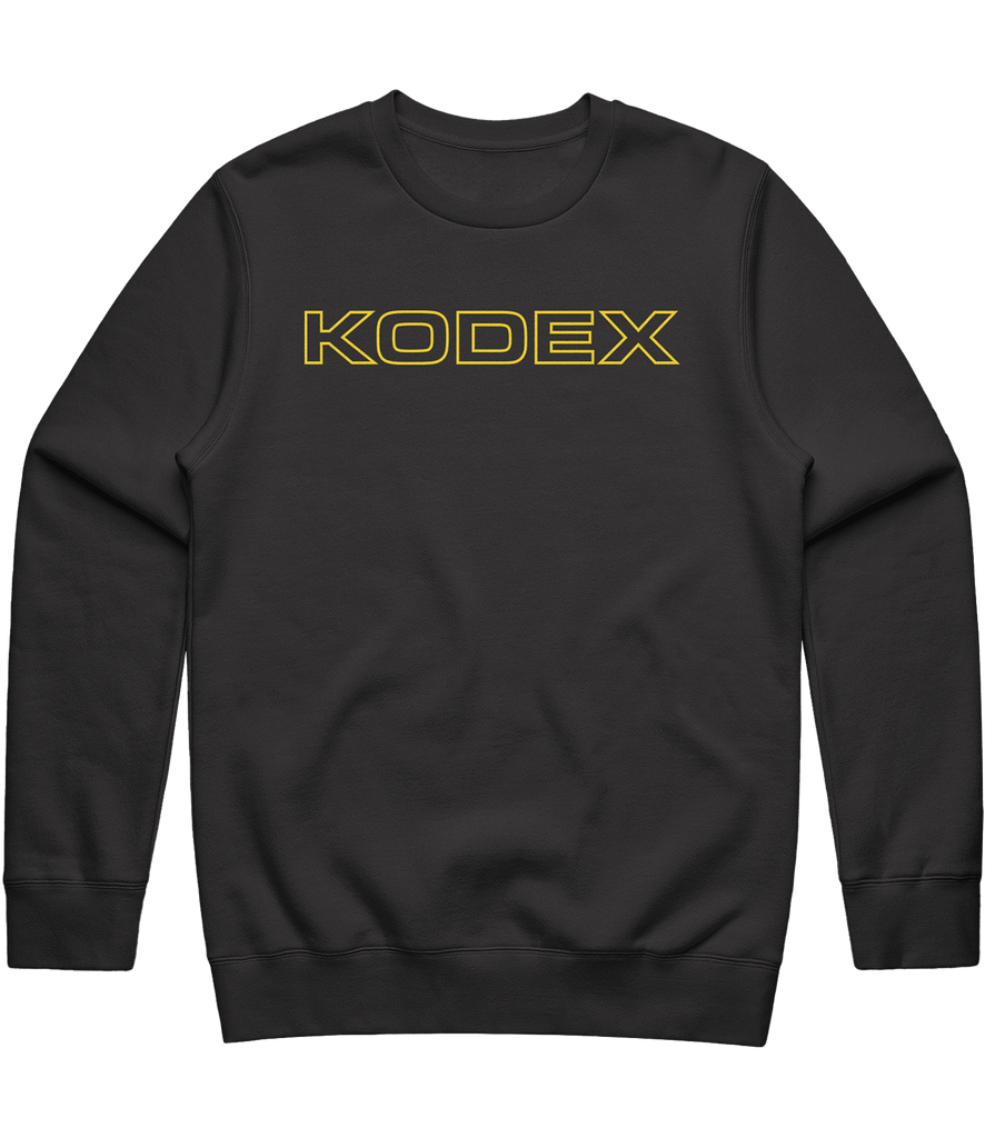 Kodex Text Crewneck - Charcoal - ARMA